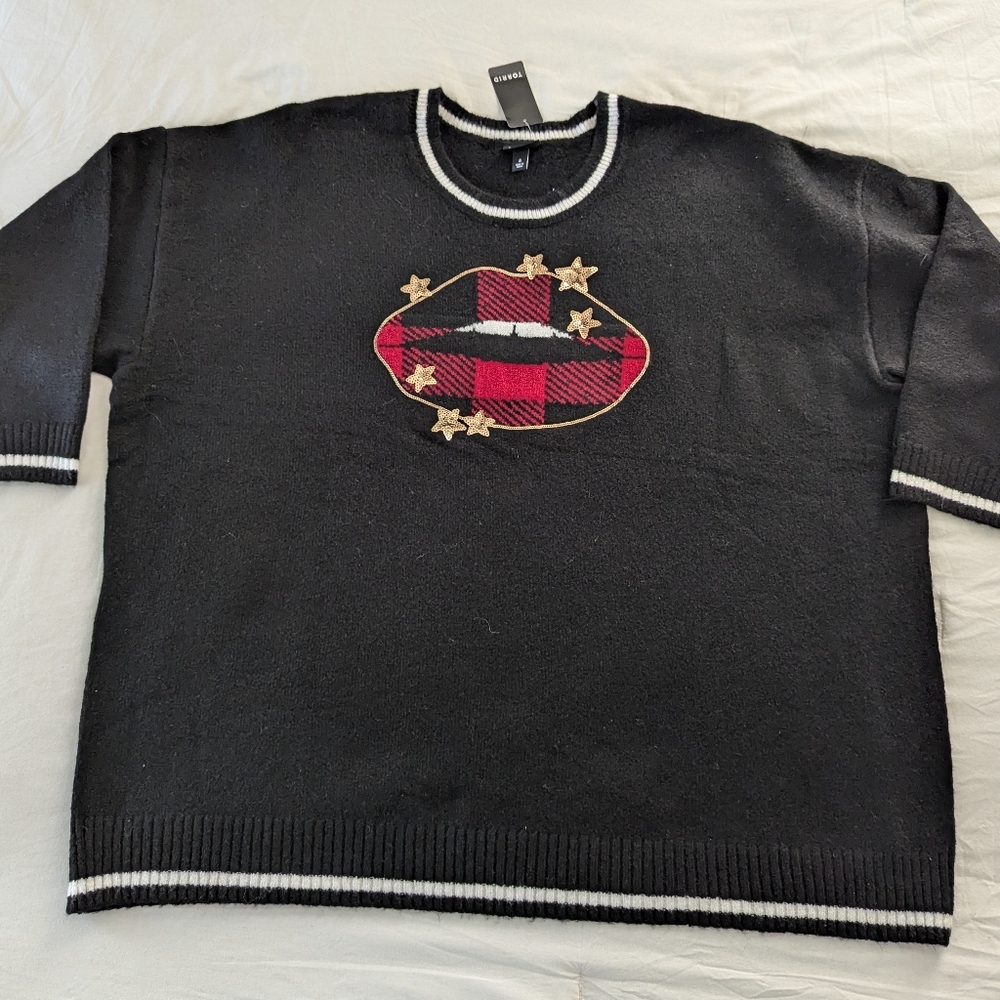NWT Torrid Sequined Sweater
